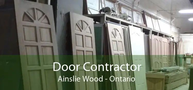 Door Contractor Ainslie Wood - Ontario