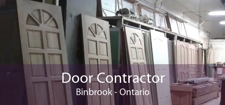 Door Contractor Binbrook - Ontario