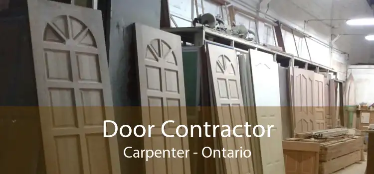 Door Contractor Carpenter - Ontario