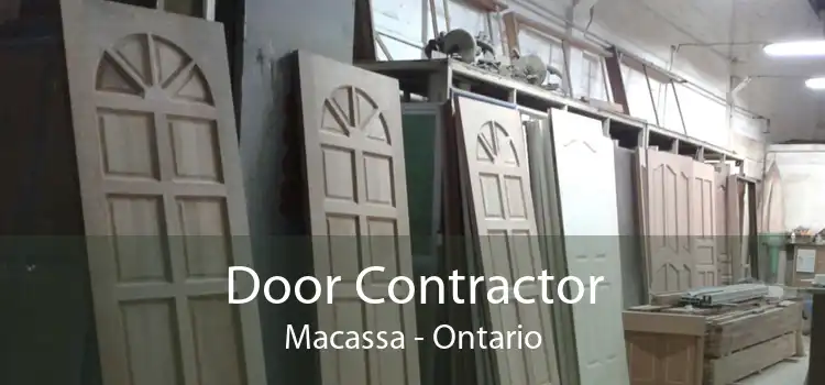 Door Contractor Macassa - Ontario
