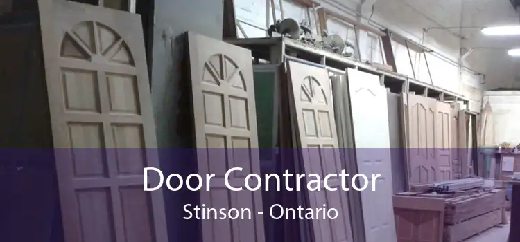 Door Contractor Stinson - Ontario