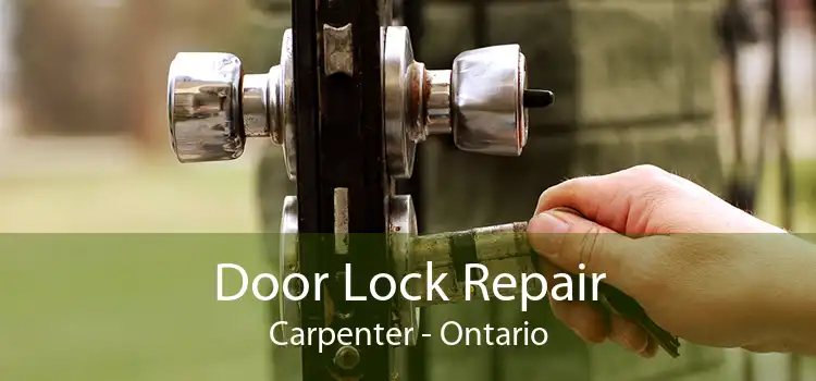 Door Lock Repair Carpenter - Ontario