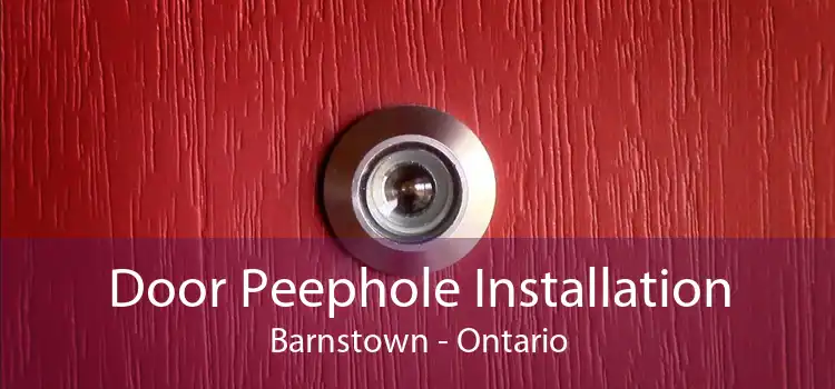 Door Peephole Installation Barnstown - Ontario
