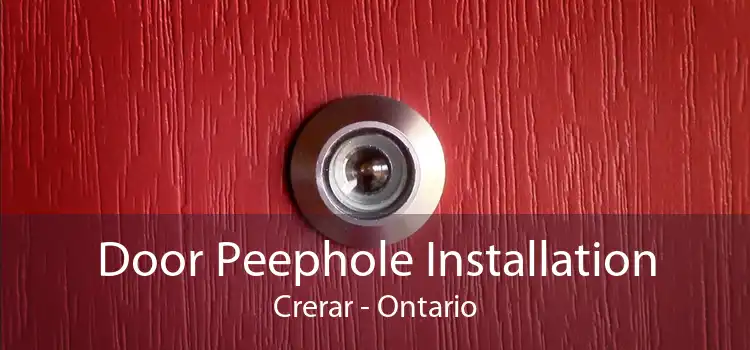 Door Peephole Installation Crerar - Ontario