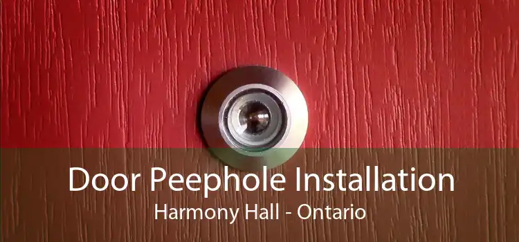 Door Peephole Installation Harmony Hall - Ontario