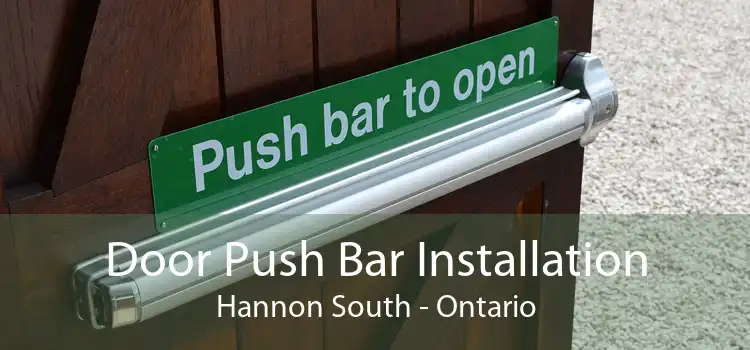 Door Push Bar Installation Hannon South - Ontario