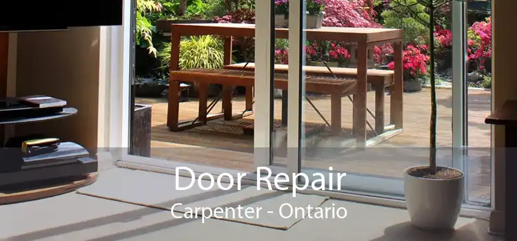 Door Repair Carpenter - Ontario