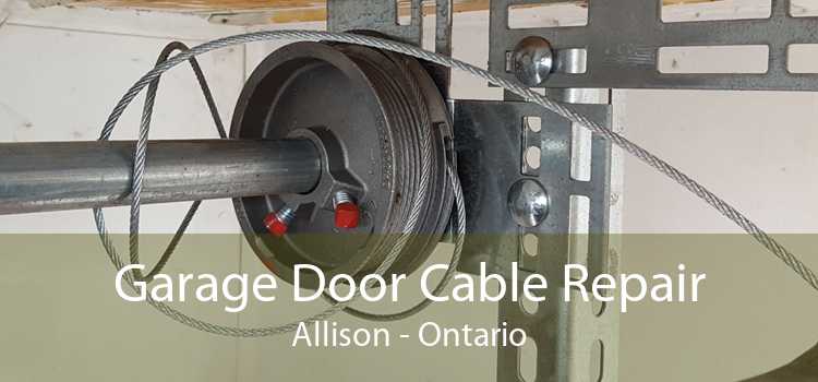 Garage Door Cable Repair Allison - Ontario