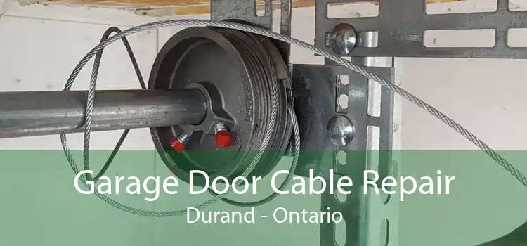 Garage Door Cable Repair Durand - Ontario