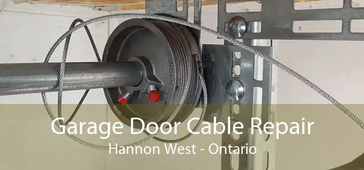 Garage Door Cable Repair Hannon West - Ontario