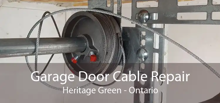 Garage Door Cable Repair Heritage Green - Ontario