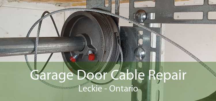 Garage Door Cable Repair Leckie - Ontario