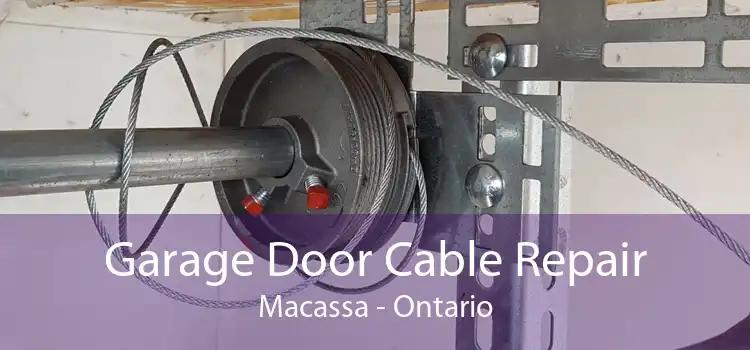 Garage Door Cable Repair Macassa - Ontario