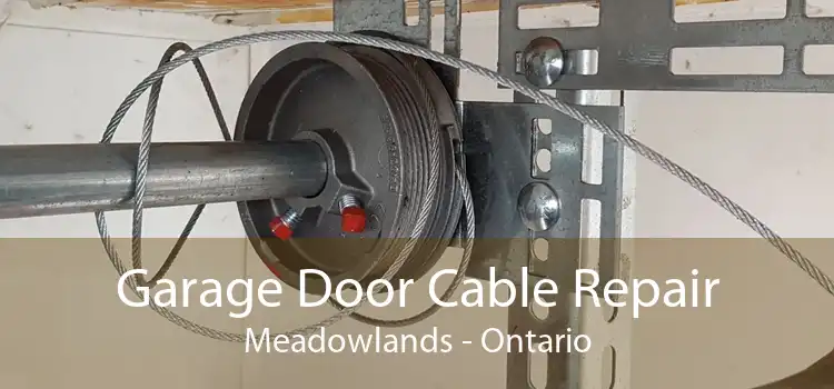 Garage Door Cable Repair Meadowlands - Ontario