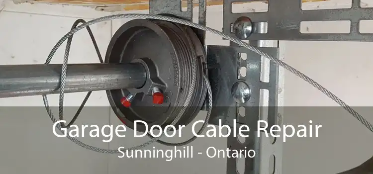 Garage Door Cable Repair Sunninghill - Ontario