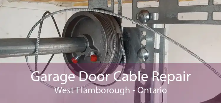 Garage Door Cable Repair West Flamborough - Ontario