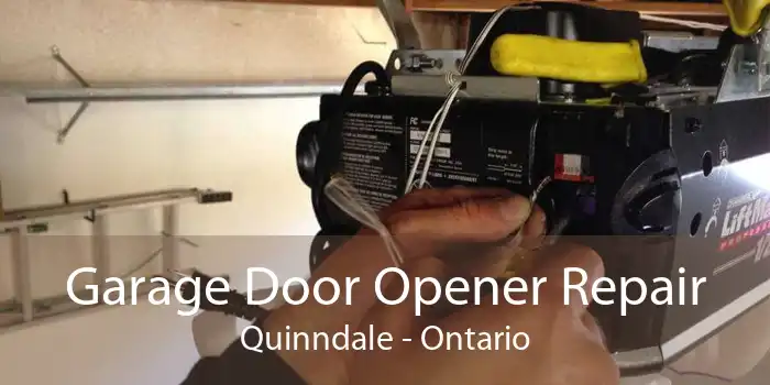 Garage Door Opener Repair Quinndale - Ontario