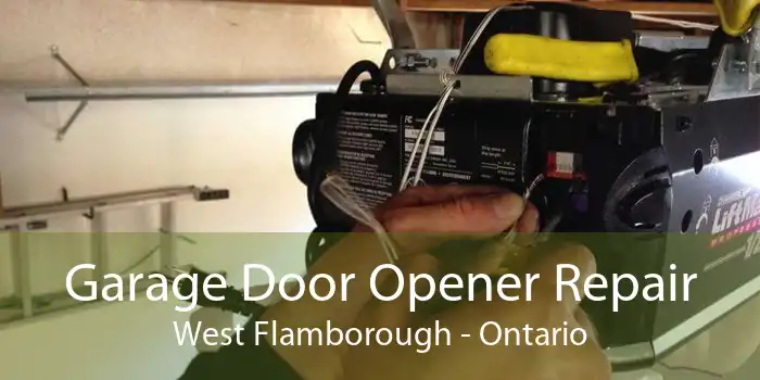 Garage Door Opener Repair West Flamborough - Ontario