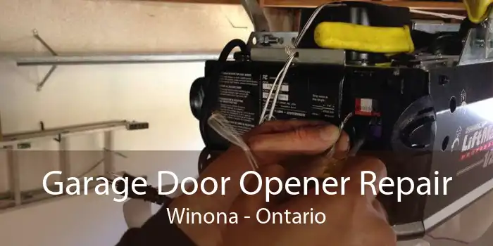 Garage Door Opener Repair Winona - Ontario