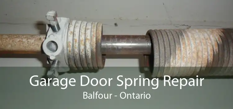 Garage Door Spring Repair Balfour - Ontario
