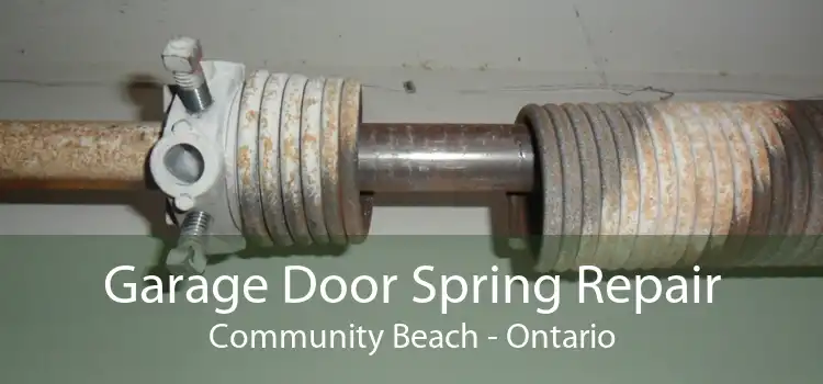 Garage Door Spring Repair Community Beach - Ontario