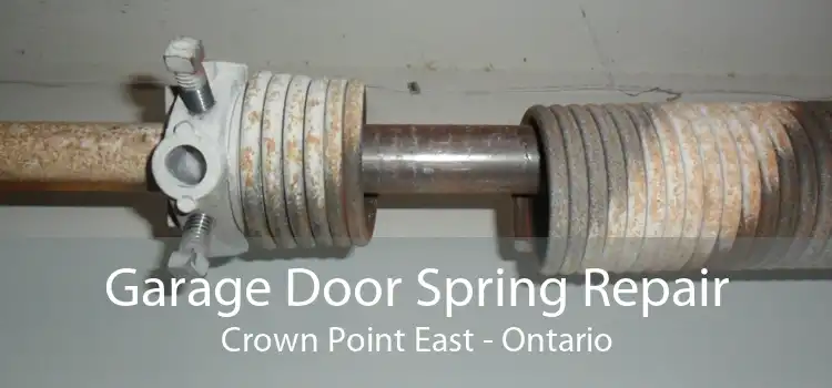 Garage Door Spring Repair Crown Point East - Ontario