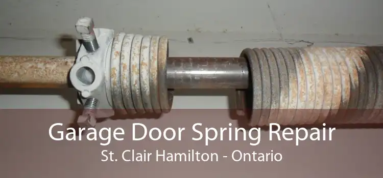 Garage Door Spring Repair St. Clair Hamilton - Ontario