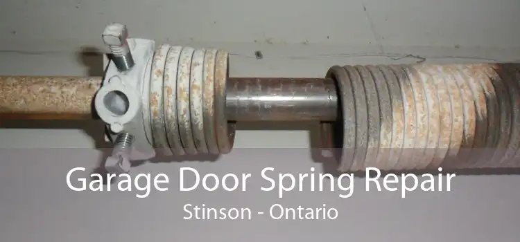 Garage Door Spring Repair Stinson - Ontario