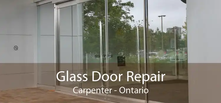 Glass Door Repair Carpenter - Ontario