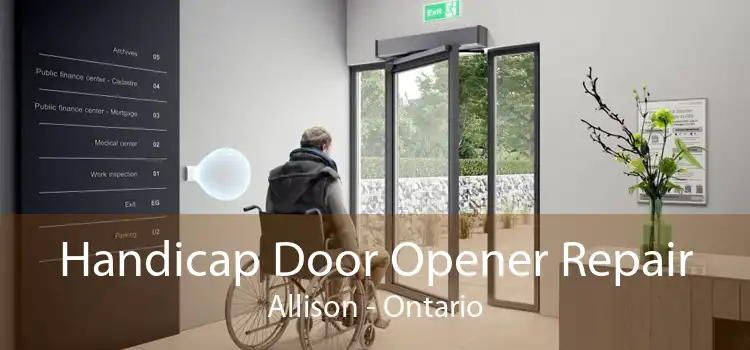 Handicap Door Opener Repair Allison - Ontario