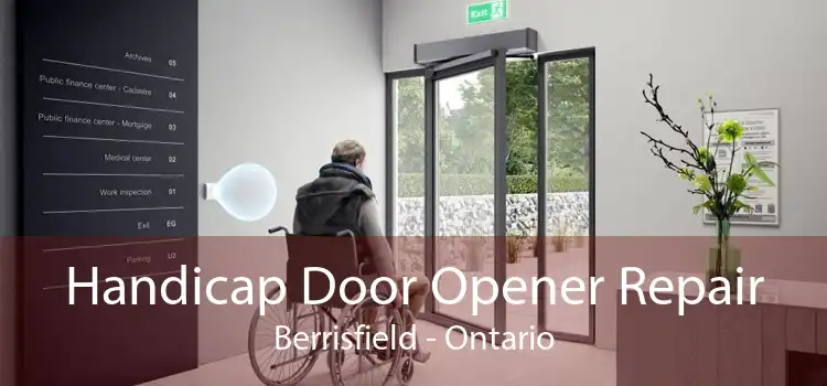 Handicap Door Opener Repair Berrisfield - Ontario