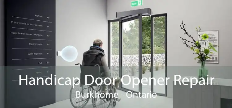 Handicap Door Opener Repair Burkhome - Ontario