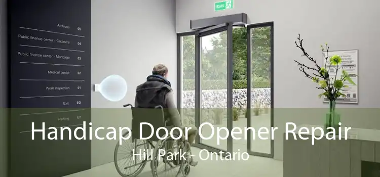 Handicap Door Opener Repair Hill Park - Ontario