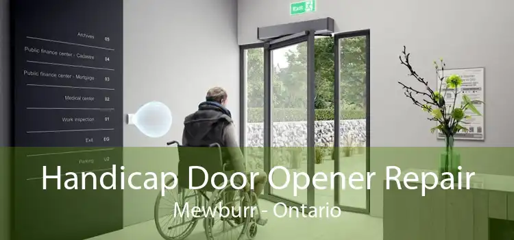 Handicap Door Opener Repair Mewburr - Ontario