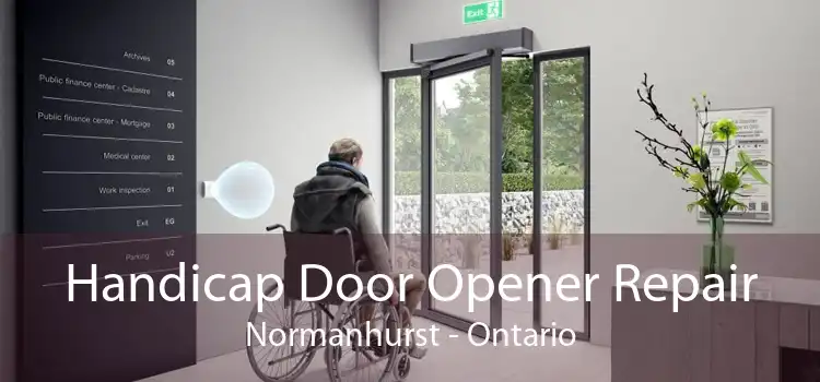 Handicap Door Opener Repair Normanhurst - Ontario