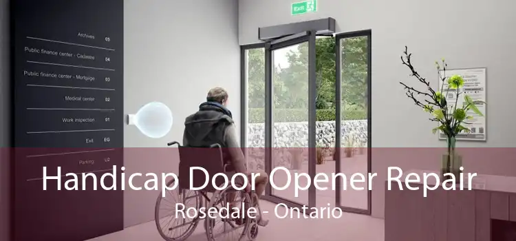 Handicap Door Opener Repair Rosedale - Ontario