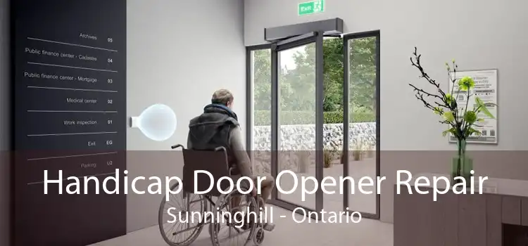 Handicap Door Opener Repair Sunninghill - Ontario