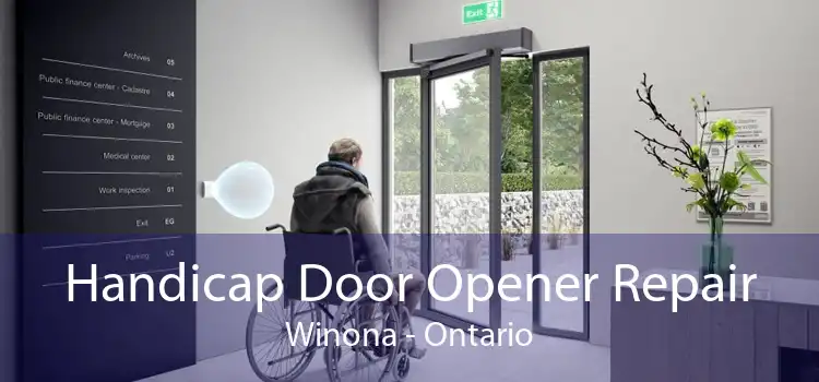 Handicap Door Opener Repair Winona - Ontario