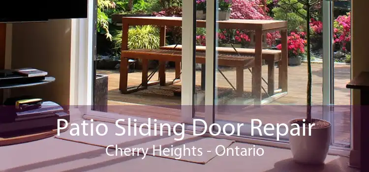 Patio Sliding Door Repair Cherry Heights - Ontario