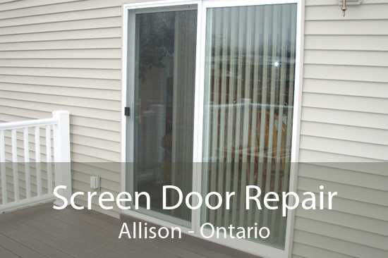 Screen Door Repair Allison - Ontario