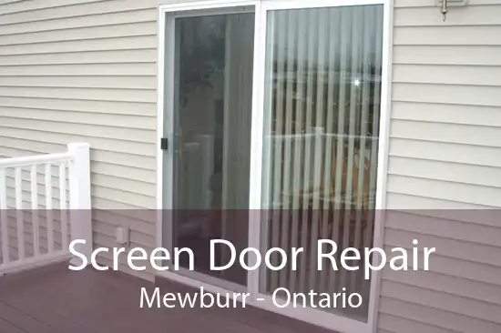 Screen Door Repair Mewburr - Ontario