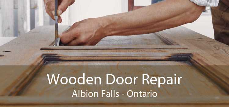 Wooden Door Repair Albion Falls - Ontario