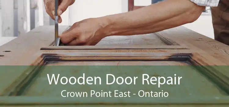 Wooden Door Repair Crown Point East - Ontario